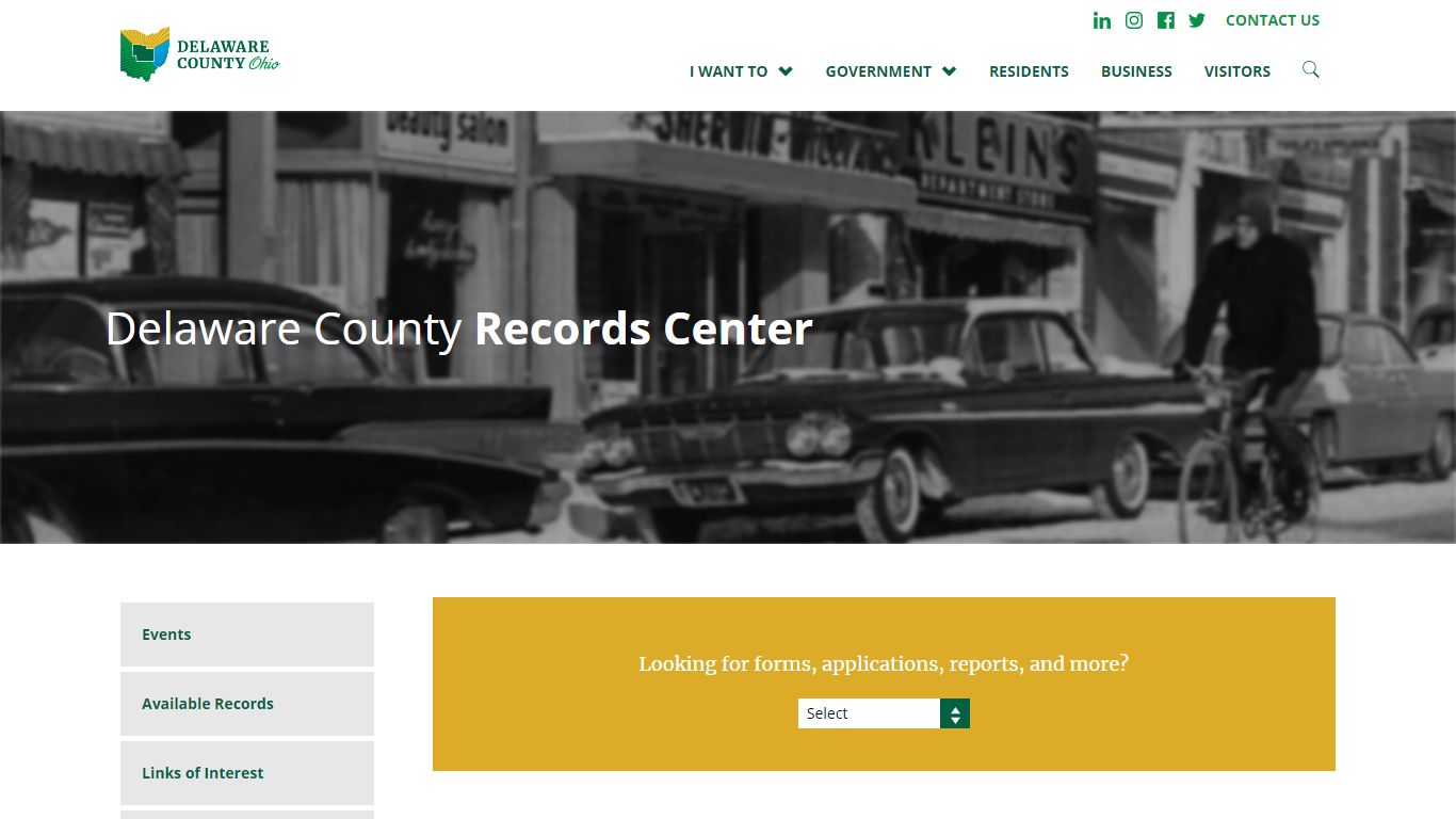 %Delaware County Records Center Home
